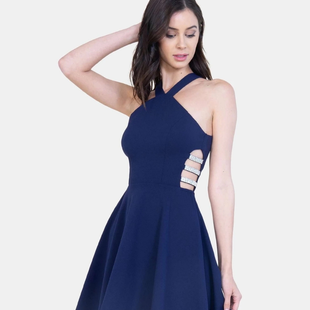 Speechless navy blue gown